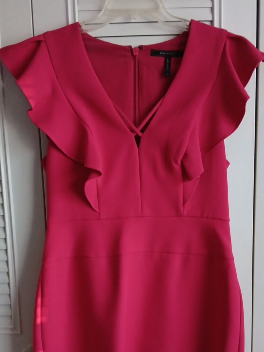 BCBGMaxAzria Hot Pink Sheath Dress